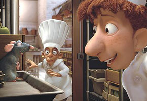 Quelques personnages de ratatouille
